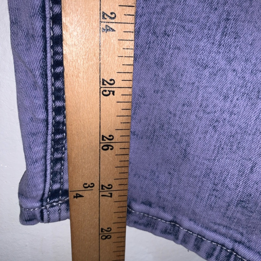 Ava & Viv High Rise Skinny acid wash violet Jeans Grungy Goth - Picture 5 of 8